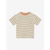 Gestreepte t-shirt - Oversides t-shirt stripe sandshell 